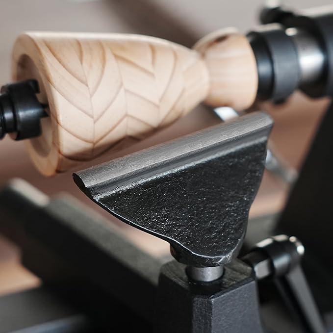 Integrated 4" Tool Rest with 5/8"(16mm) Post with Length 80mm for WoodTurning Lathes.