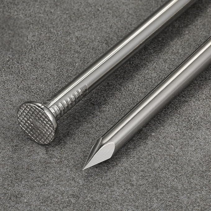 (19 pcs)4 inch Stainless Steel 304 Nails, Hanging Nails, Wall Nails, Dowels, Long Nails