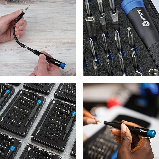 iFixit Mako Driver Kit - 64 Precision Bits for Precision Electronics Repair