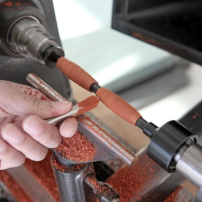 BMWOOD PM-002/MT2 Pen Mandrel Kit with 5pc Bush, 7mm Drill Bit and Mandrel Saver, MT2 for woodturning.