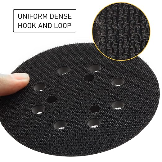 D26451 Palm Sander Pad Replacement, 5 Inch Sander Backing Pad Compatible with DeWalt D26453 Random Orbital Sander