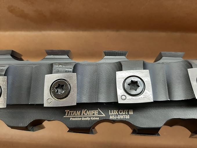 Global Titan Lux Cut III Replacement Journal OEM size Spiral Helical Cutterhead 13 inch for the DW735 or DW735x Woodworking Planer only