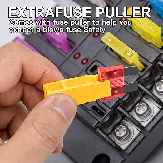 1200PCS Car Fuses Assortment Kit, 520PCS Standard Fuse Kit + 680PCS Mini Fuses + 2 Pullers for Auto/RV/Truck/Motorcycle (2A 3A 5A 7.5A 10A 15A 20A 25A 30A 35A 40A)