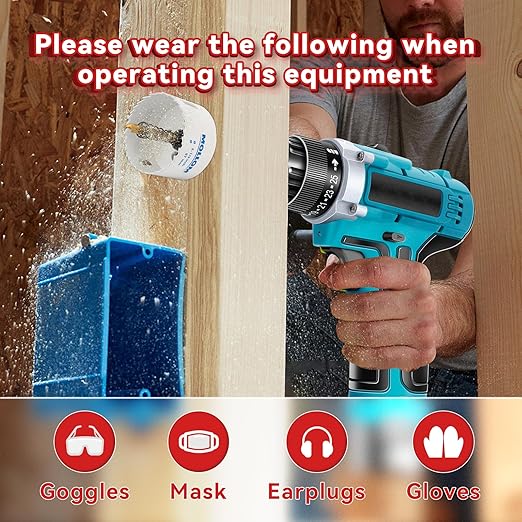 Mollom (197mm | 7-3/4") HSS M42 with 8% Cobalt BI-Metal Hole Saw with 2 Pilot Drill Bits & Arbor Smooth Cutting for PVC,Drywall,Wood,Plastic,Gypsum Board,Rubber