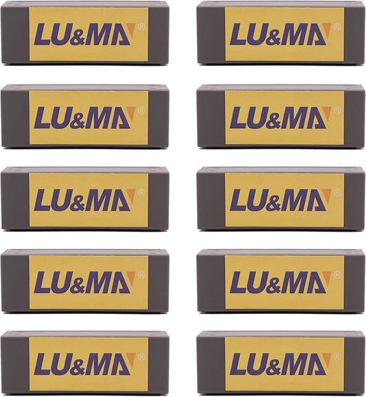 Paint Scraper Carbide Blades Double-Edged Reversible Replacement Blade (2" (50mm),10packs) By LU&MN