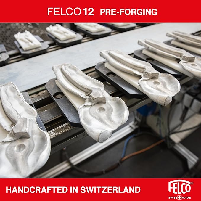 Felco F-12 Pruning Shears – 7.9" Garden Clippers with Anvil & Bypass Blades | Hand Pruners for Gardening | Garden Tool Cutter with Forged Aluminum Handle, Alloy Steel Blade, Medium Hand Fit
