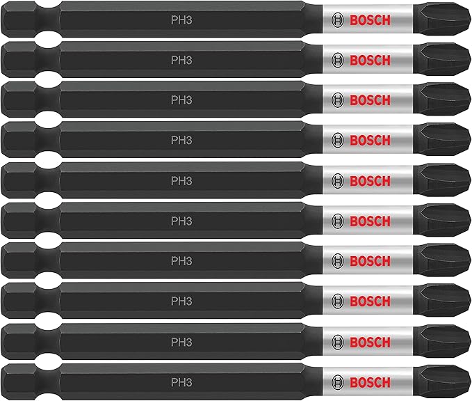 BOSCH ITPH33501 1-Piece 3-1/2 in. Phillips #3 Impact Tough Screwdriving Power Bit