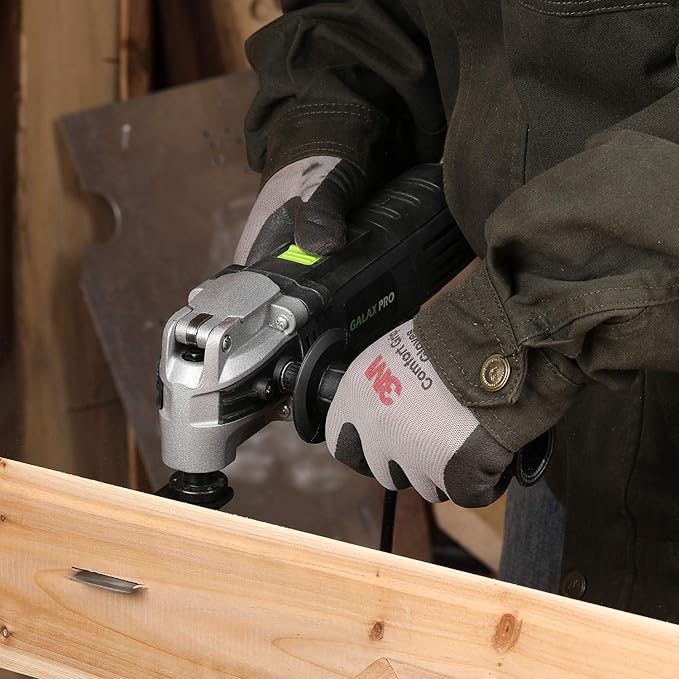 GALAX PRO 3.5A 6 Variable Speed Oscillating Multi Tool Kit with Quick Clamp System Change and 30pcs Accessories, Oscillating Angle:4째 for Cutting, Sanding, Grinding
