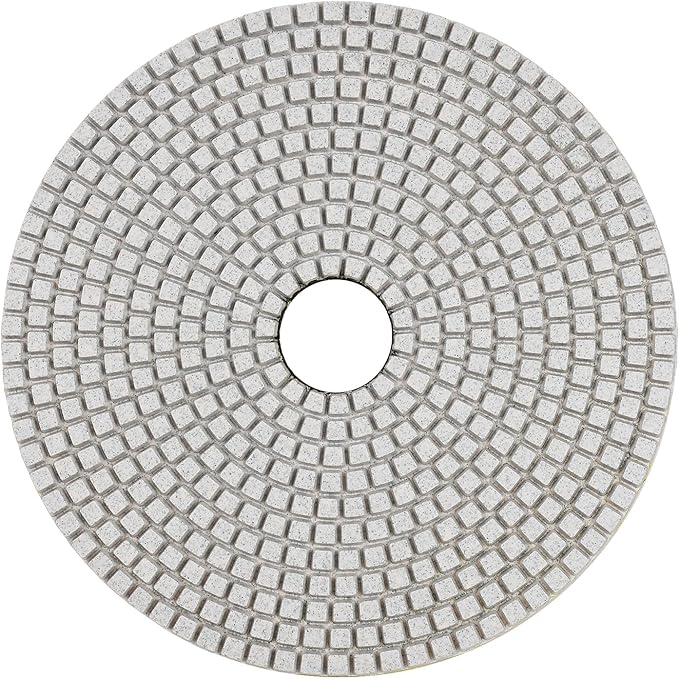 Casaverde Grit 100 Diamond Polishing Pads 7 Inch,Granite Diamond Pads for Concrete Terrazzo Travertine Marble Floor Edges Polish