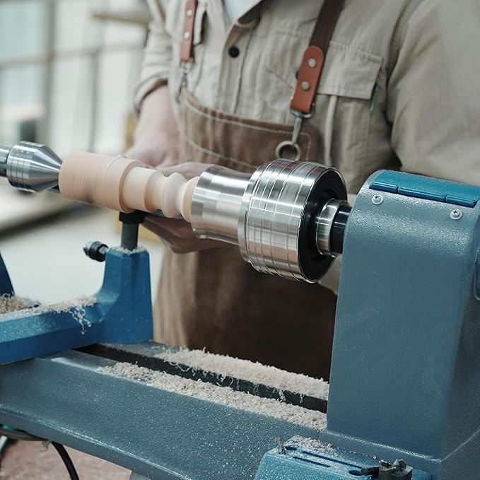 Woodlathe Chuck BMT-J6017 Long Nose Jaws for Woodturning Lathe Chucks, Suitable for Clamping Long workpieces with Serrated inner sides and long spigots, Compatible with Super NOVA 2, G3.