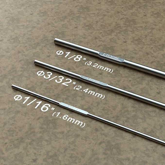 Stainless Steel TIG Welding Rod ER308L 3/32"x16" 5LB, Low Splatter Corrosion Resistance, TIG welding accessories