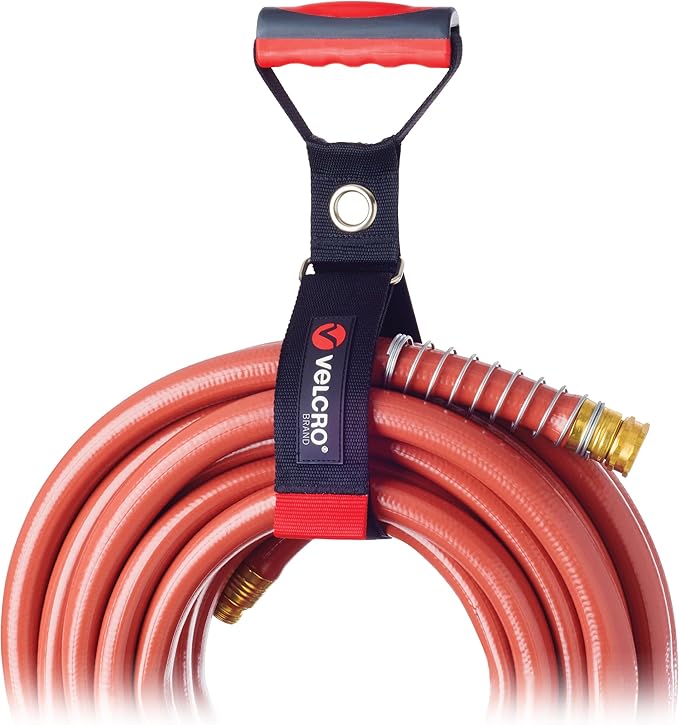 VELCRO Brand Heavy Duty Carrying Strap with Handle. Extension Cord & Garden Hose Storage. Durable Garage Organization. Holds 100 Pounds. Gadgets for Men & Practical Gifts