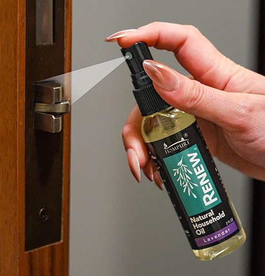 H흲MPURE짰 Renew Natural Household Oil Lavender - Eco-Conscious All-Purpose Lubricant Spray with Lavender Scent for Doors, Hinges & Locks - Natural Penetrating Oil for Smooth, Long-Lasting Lubrication