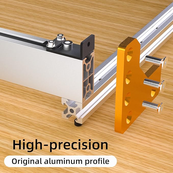 FoxAlien 4080 Y-axis Extension Kit for Masuter Pro, with Upgraded T-slot Hybrid Spoilboard CNC Router Machine Working Area Extend (15.75" x 31.5", X-Y)