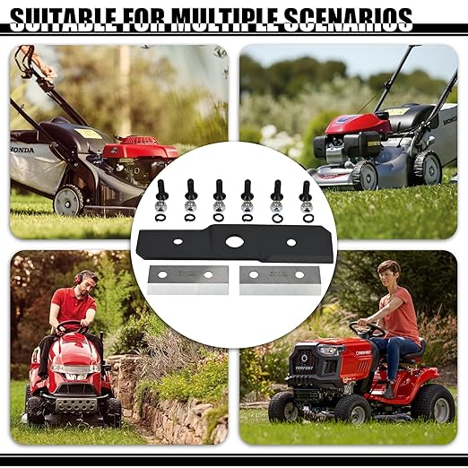 Shredder/Slicer Blade Kit 1-742-0571 & 2-981-0490 Shredder Chipper Blade 6-710-1054 Screws Compatible with Craftsman Bolt on Kit MTD Chipper Shredder Parts