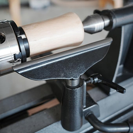 Integrated 8" Tool Rest with 1"(25.4mm) Post with Length 80mm for WoodTurning Lathes.