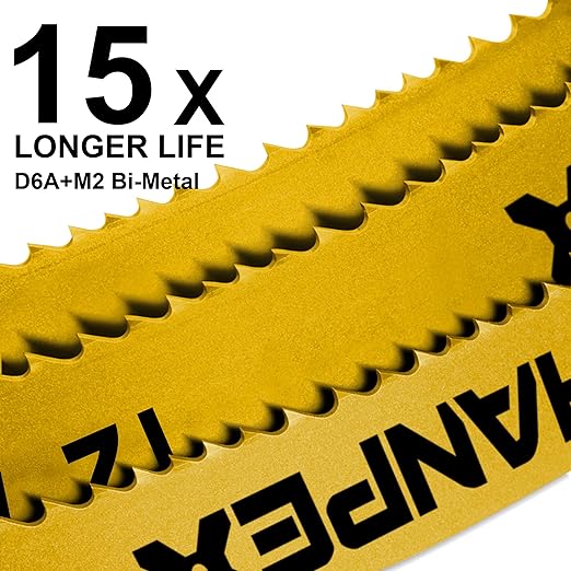 Hacksaw Replacement Blade Sets (10 Pack) High Speed 3Pc. 18TPI / 3Pc. 24TPI / 4Pc. 32TPI- 12" Length Hack Saw Blade - Bi-Metal HSS Cutting Blades
