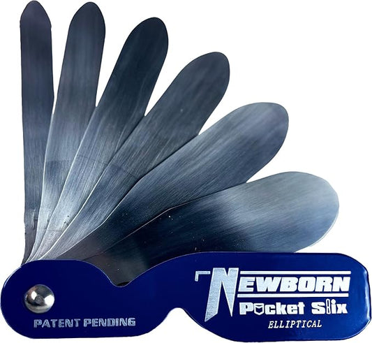 Newborn Pocket Slix - Six in One Folding Pocket Caulk Spatula - Elliptical Slicks