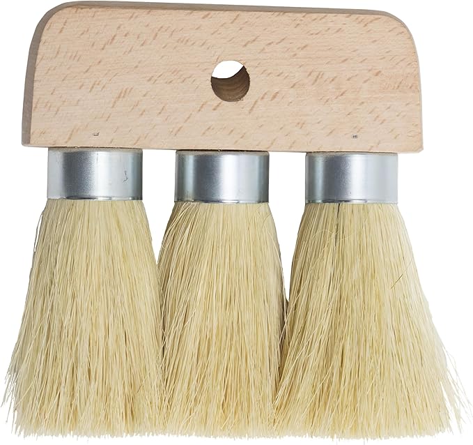 MARSHALLTOWN 3 Bristle Tampico Masonry Brush, Masonry and Concrete Finshing Tool, KB3