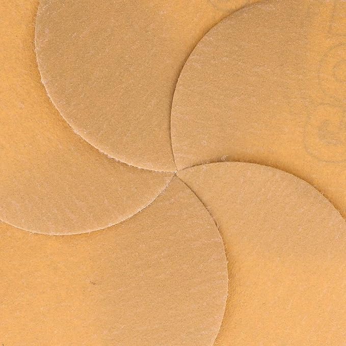 Dura-Gold Premium 2" Gold Hook & Loop Sanding Discs - 320 Grit (Box of 30) - High-Performance Extra Coarse Cut Abrasive Sandpaper Discs - for DA Sanders Drill, Sand Automotive Paint, Woodworking Wood