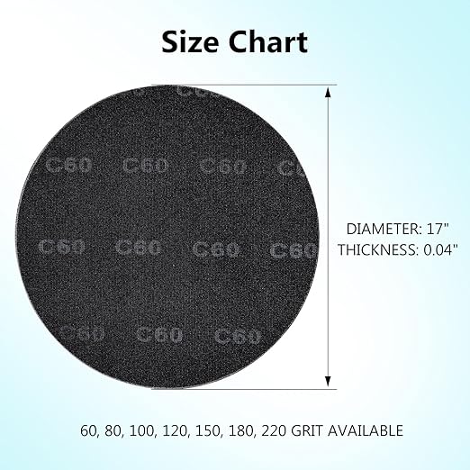 17??Sanding Screen Discs, Black Silicon Carbide Mesh Floor Sanding Screen for Wood Floors, Epoxy Maintenance, 220 Grit, 10-Pack