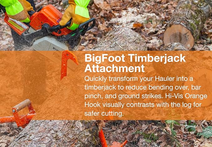 LogOX Forester Package - Includes 3-in-1 Forestry Multitool, Holster, Pickaroon & Gear Bag | Powder-Coated 40??Cant Hook Log Roller, 21??Carrier, and 40??Timberjack (USA Made with A Warranty)