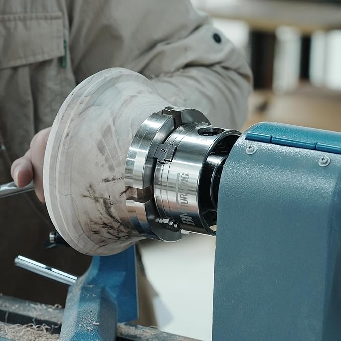 Large 90mm Dovetail Jaws for Woodturning Lathe Chucks, with smooth inside and outside for holding large workpieces, Compatible with Super NOVA 2, G3.