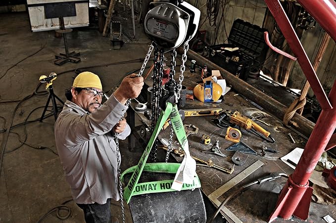 JET 10-Ton Hand Chain Hoist, 30' Lift (Model S90-1000-30)
