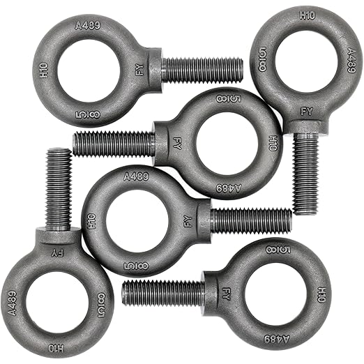 Box of 6 Pcs Lifting Shoulder Eye Bolts 5/8"-11 X 1-3/4"