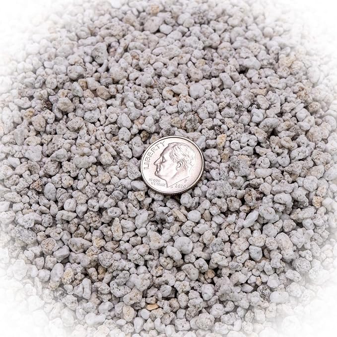 Gardenera Organic Perlite ??Medium/Fine Grade Horticultural Soil Amendment for Indoor & Outdoor Container Plants for Drainage Management and Enhanced Growth (3 Quart)