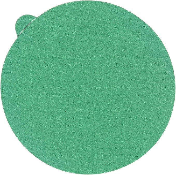 Dura-Gold Premium 5" Green Film PSA Sanding Discs - 150 Grit (Box of 50) - Film Back Self Adhesive Stickyback Sandpaper Discs for DA Sanders, Fast Cut Abrasive - Sand Automotive Paint Woodworking Wood