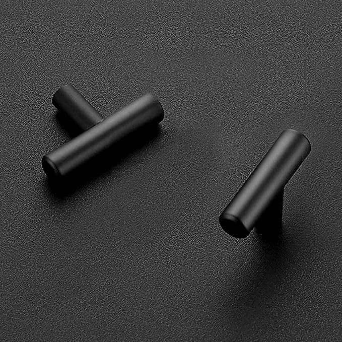 JOY DECOR 60 Pack 2 Inch Cabinet Pulls Kitchen Cabinet Handles with Single Hole Matte Black Cabinet Hardware Stainless Steel Kitchen Drawer Pulls for Cabinets Cupboard,Wardrobe