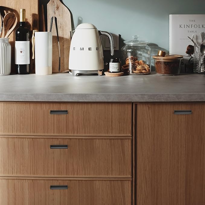 JOY DECOR 20 Pack 2 Inch Cabinet Pulls Kitchen Cabinet Handles with Single Hole Matte Black Cabinet Hardware Stainless Steel Kitchen Drawer Pulls for Cabinets Cupboard,Wardrobe