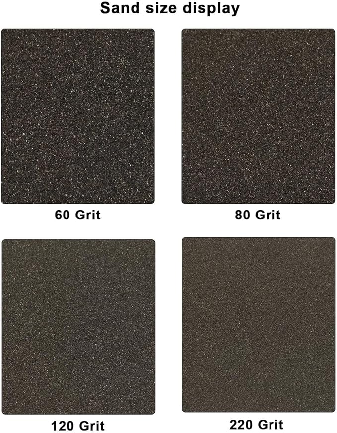Fine Sanding Block Sandpaper Sponge - 10Pcs 80 Grit Sand Paper Blocks for Wood, Metal, and Drywall