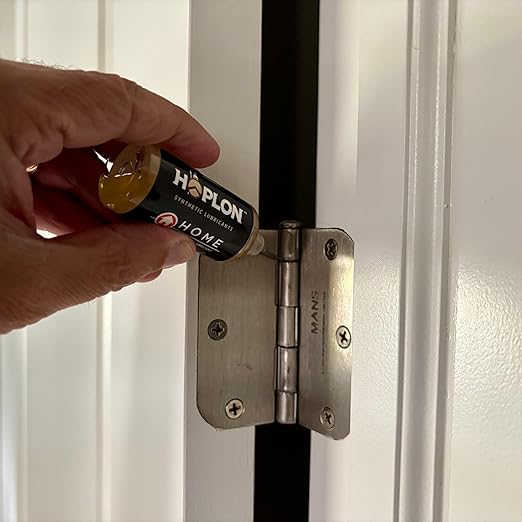 HOPLON Home Precision Lubricant Solution ??100% Synthetic Oil for Serious DIYers ??Instantly Silences Squeaks, Hinges, Garage & Sliding Doors ??Low-Odor, Long-Lasting with Sprayer & Precision Needle