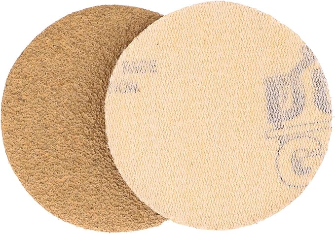Dura-Gold Premium 2" Gold Hook & Loop Sanding Discs - 60 Grit (Box of 20) - High-Performance Extra Coarse Cut Abrasive Sandpaper Discs - for DA Sanders Drill, Sand Automotive Paint, Woodworking Wood