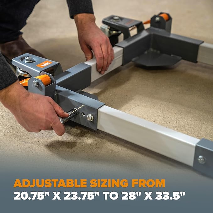 Bora Portamate Mobile Base PM-3550 Industrial Strength with Swivel Wheels – Universal, Super Heavy Duty, Adjustable Rolling Kit, Dolly Roller for Equipment, Power Tools, Machines- 1500 lb Capacity