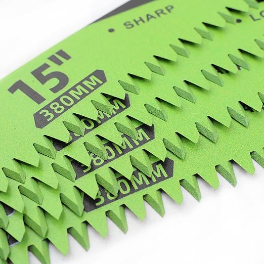 Japanese Teeth Reciprocating Saw Blade 7Inch - Saber Saw Blades Wood Pruning, 1pc Curved Edge 6TPI for Tree Trimming, Wood/PVC Pipe Cutting, Cr-V Sabre Blades Better Wear Resistance