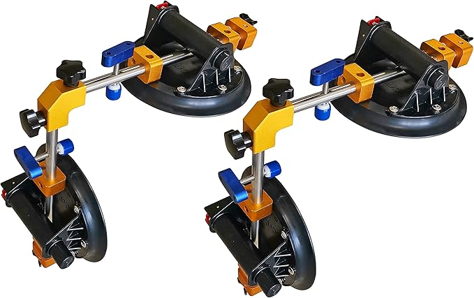 ZUOS Right Angle 90 Degree Countertop Seam Setter with 8" Suction Cup for Seam Joining & Leveling/Professional Countertop, granite竊?Stone, Marble Slab Installation. (2 PACK) (8" seam setter)