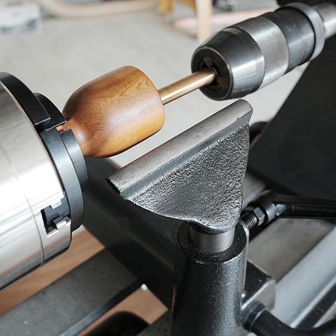 Integrated 4" Tool Rest with 1"(25.4mm) Post with Length 80mm for WoodTurning Lathes.