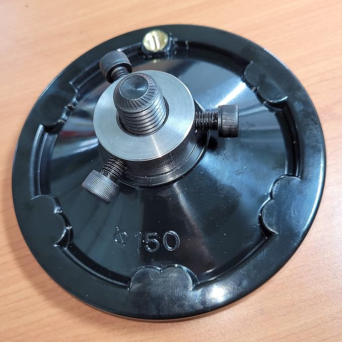 OD 6" Ultimate Handwheel for 1" Shaft or Smaller, Fit All Shafts 1" or Under ??Easy Install with Set Screw & M10 Revolving Handle, Table Saw Band Saw Milling Lathe Drill Press Tailstock Replacement