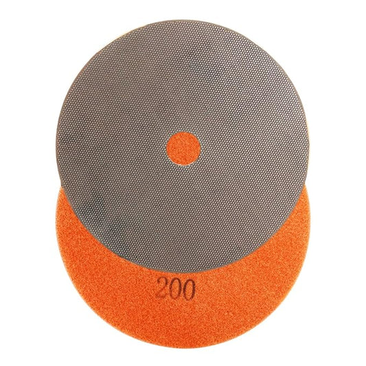 6 Inch Electroplated Diamond Grinding/Polishing Pads Sanding Granite Concrete Glass Metal Stone Grinding Disc(grit 200-1pc)