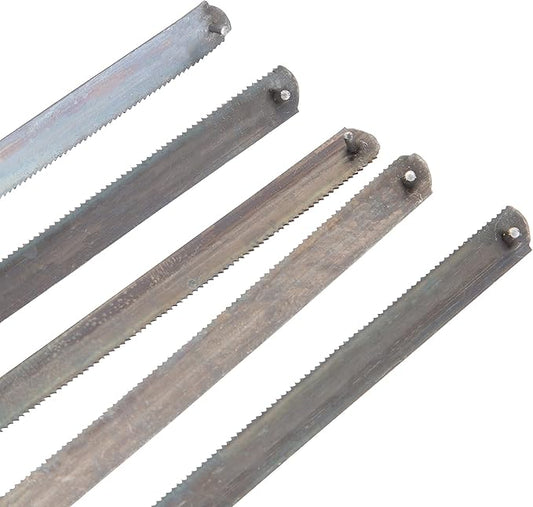 GreatNeck 615C Mini Hacksaw Blades, 5 Piece, Designed to Cut Metal, Pipe, And Hard Woods, Sized For Small Spaces, Fits Most Standard 6” Adjustable Frame Hacksaws