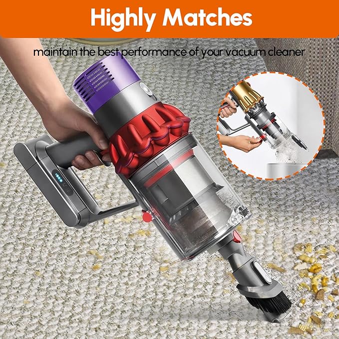 Dust Bin Replacement Parts for Dyson,For V12 SV18 SV20 Detect Slim,Digital Slim Vacuum Cleaner Canister Bin Accessories Part
