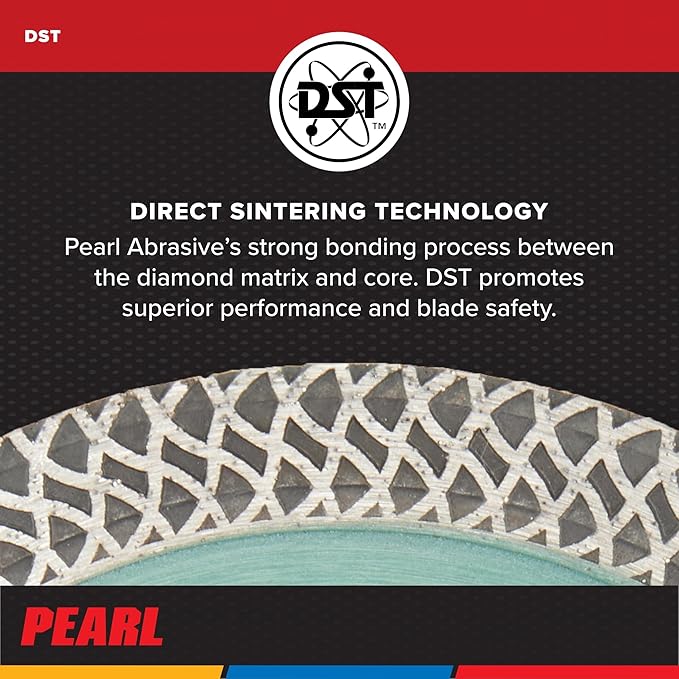 PEARL ABRASIVE CO. P4 Thin Mesh Turbo Porcelain Blade 4" 5/8"-20mm-7/8 4 Holes