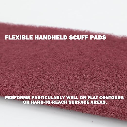 Maroon General Purpose Scuff Pads, Scuffing, Scouring Pad, Sanding, Paint Primer Prep Scratch - Surface Preparation Pad Car Auto Body Woodworking 7447-Premium, 5 Inches*15 Feet