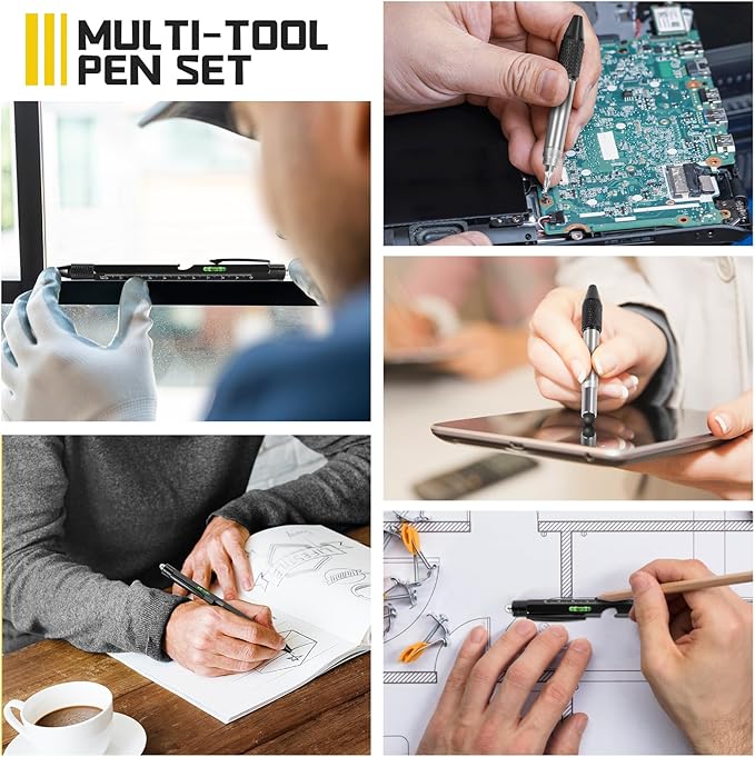 Father?셲 Day Gifts for Dad ??9-in-1 Multi-Tool Pen with Engraved Keychain, Unique Dad Gifts from Daughter Son Wife ??Birthday Gift for Men Who Have Everything, Handy Gadgets for Husband & Grandpa