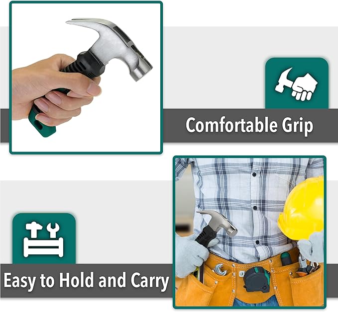 Mr. Pen- Nail Hammer, 8oz, Small Hammer for Women, Hammers Tools