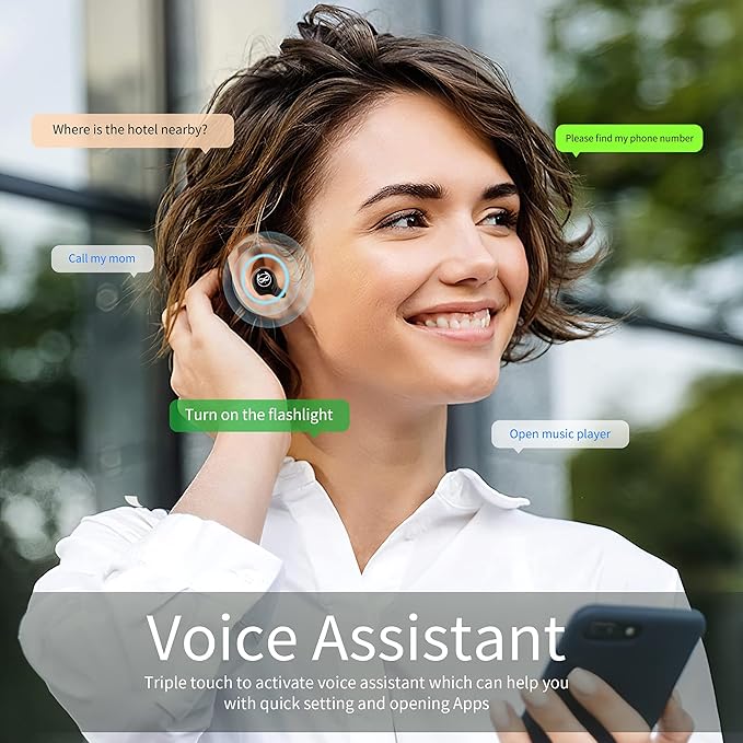 Robot Earphones, True Wireless Bluetooth Earphones with Noise Reduction and Waterproofing, Suitable for Both Adults and Children, with a Continuous Usage time of 40 Hours.