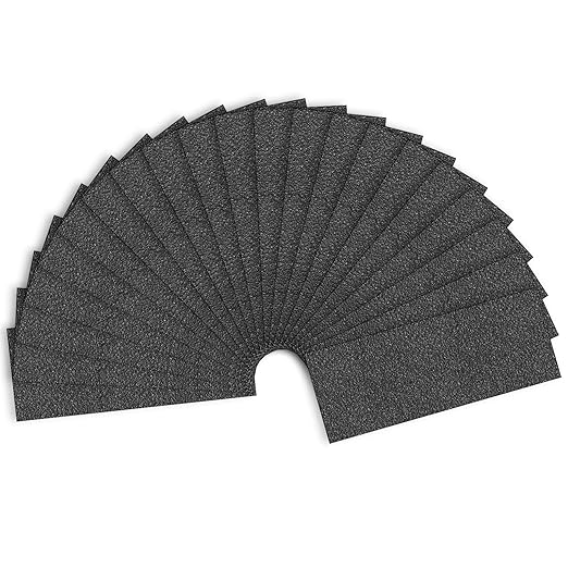 Sandpaper 80 Grit, Wet Dry Sanding Sheets 9 x 3.6 Inch for Wood Furniture Finishing, Metal Sanding and Automotive Polishing, 21-Sheet